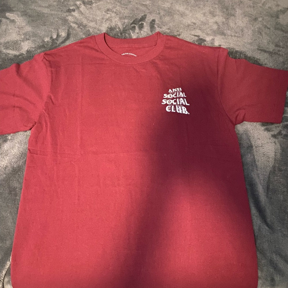 Anti Social Social Club Red Men's Shirt
